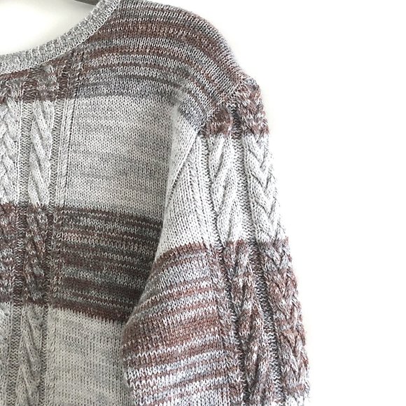 Thakoon Cable Knit Striped Wool Sweater Cardigan Size S - Picture 6 of 11